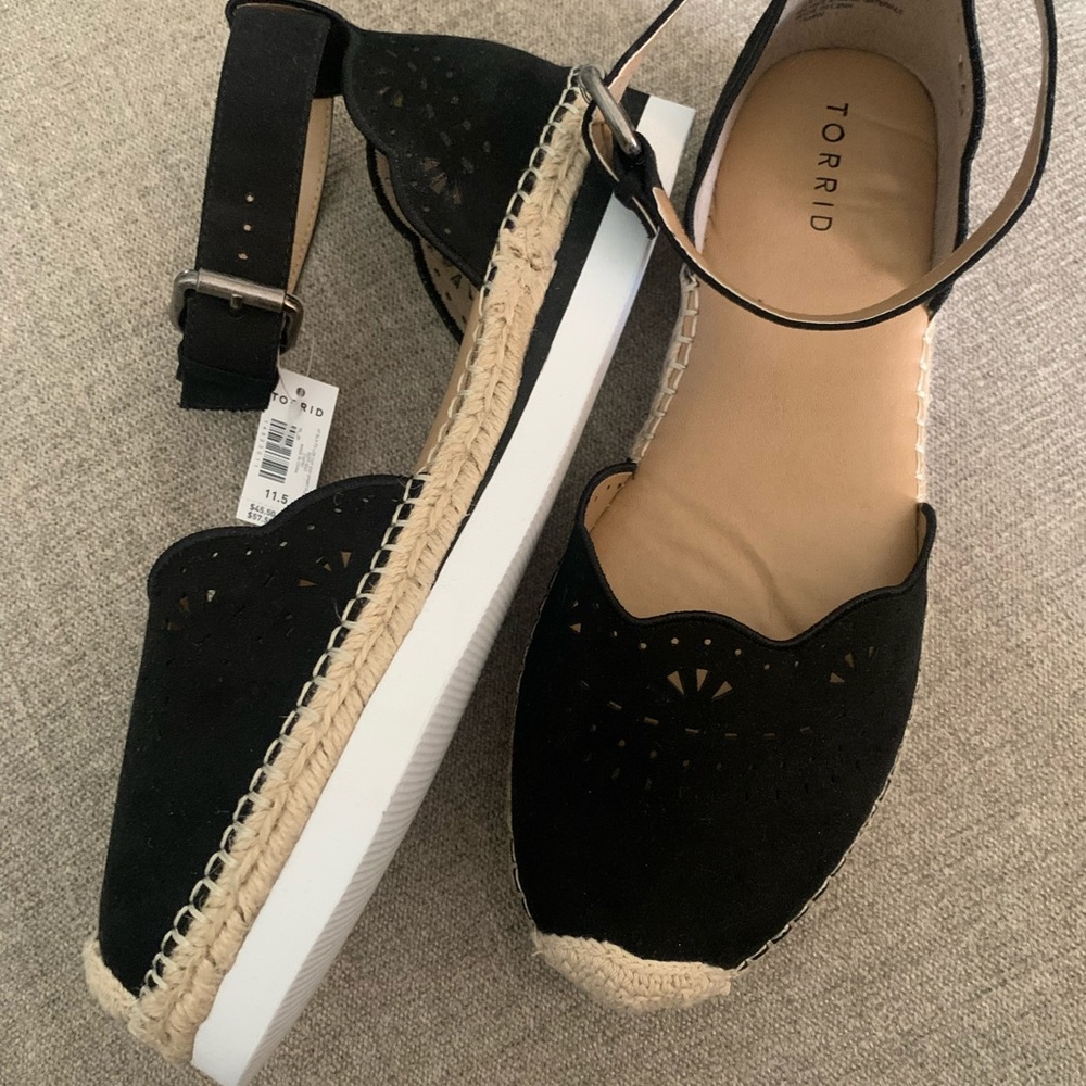 Torrid Espadrille Sport Flat Size 11.5w